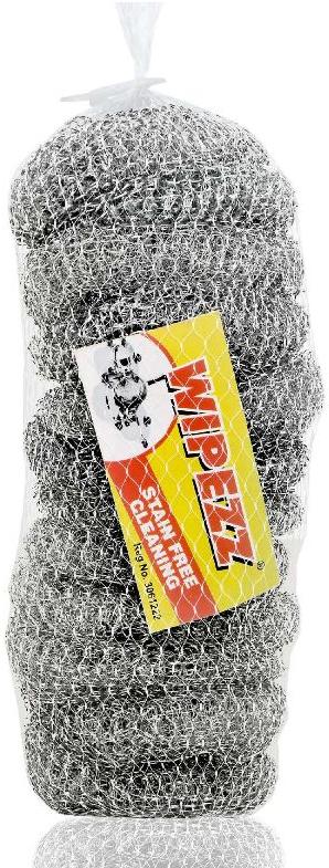 Stainless Steel Wipezz Mesh Scrubber, for Cleaning, Size : Standard