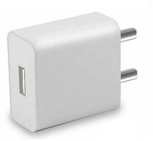 2.4 Amp White Mobile Charger Mini Adapter