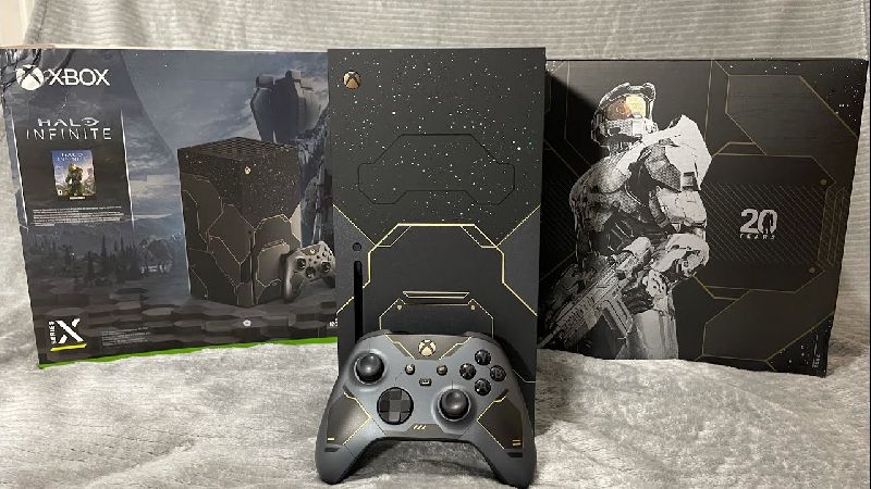 Microsoft Xbox Series X Halo Infinite Limited Edition Gaming Console
