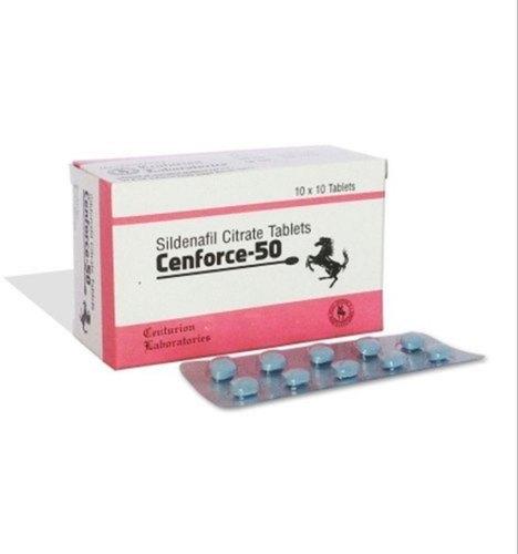 Sildenafil cenforce 50mg, Packaging Size : 1X10