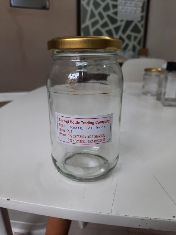 400 GM  CLEAR GLASS JAR