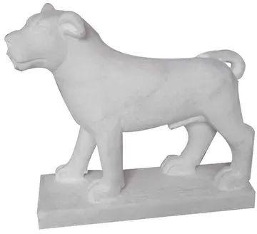 Marble Dog Statue