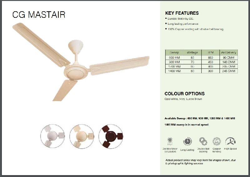 CG MASTAIR 48INCH (1200MM) CEILING FAN