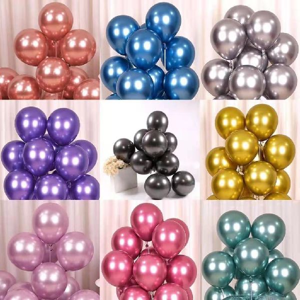 metallic balloons