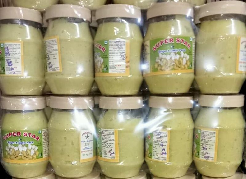 Ginger garlic paste, Size : 200 GM 500 GM 1kg