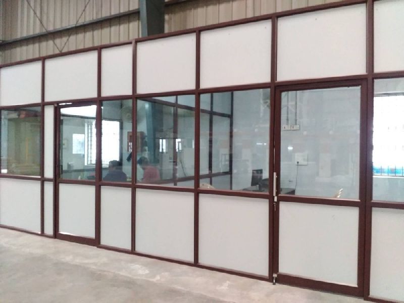 2.5×1.5 aluminum office partition, Color : 50, 60 micron