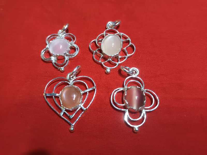 silver pendant set