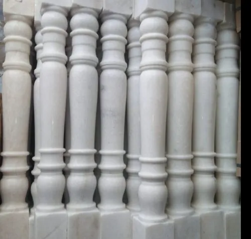 Marble Railing Pillar at best price INR 650 / Piece in Nagaur Rajasthan