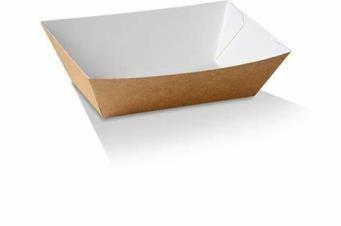 50-500gm Kraft Paper Food Tray, Feature : Light Weight, Durable