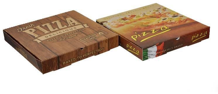 Printed Kraft Paper Pizza Packaging Box, Feature : Light Weight, Heat Resistant