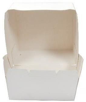 White Paper Burger Box