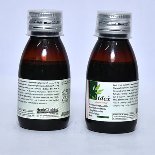 Dextromethorphan Cough Syrup at best price INR 95 / Piece in Chandigarh