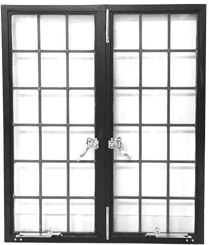 Handle Rectangular Polished Mild Steel Window