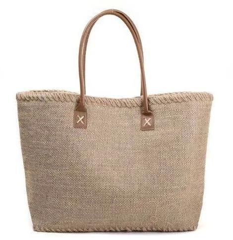 Jute Tote Bag, for Good Quality, Easily Washable, Pattern : Plain