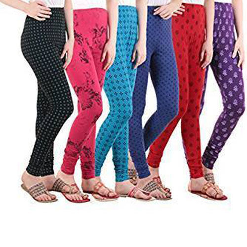 Lycra Straight Fit Ladies Printed Leggings, Occasion : Casual Wear