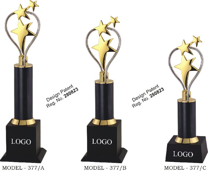 Polished Crystal Metal Star Trophy, for Award Use, Feature : Durable, Fine Finishing, Good Quality