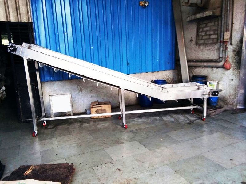 Stainless Steel Inclined Belt Conveyor