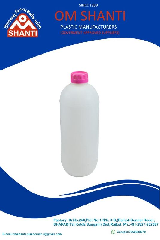 1 ltr empty pesticides bottle