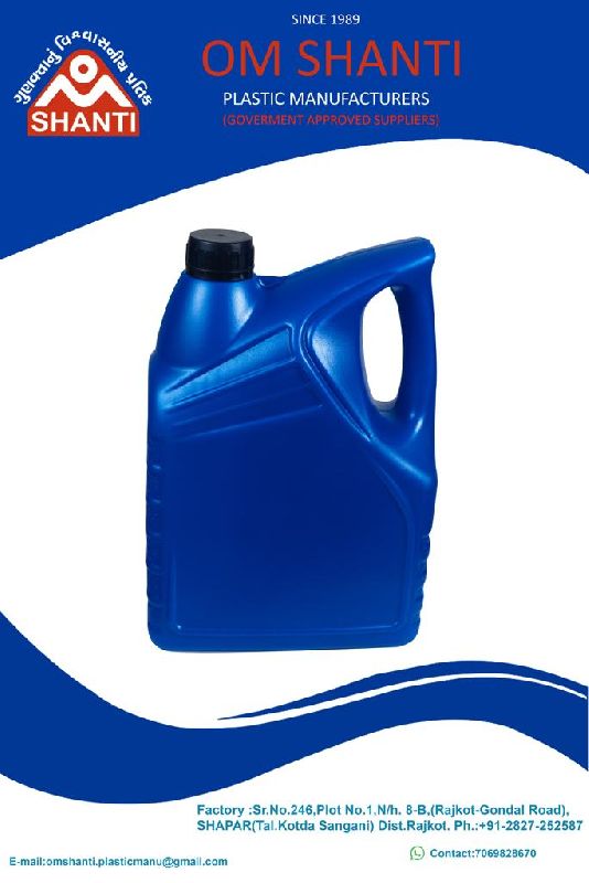 5 ltr lubricant oil bottle