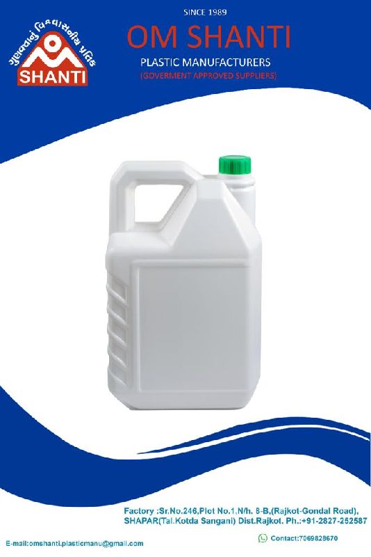 5 ltr oil coolant shape bottle