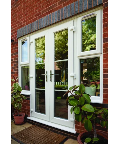 UPVC French Door At Best Price INR 550 / Square Feet In Sitapur Uttar ...