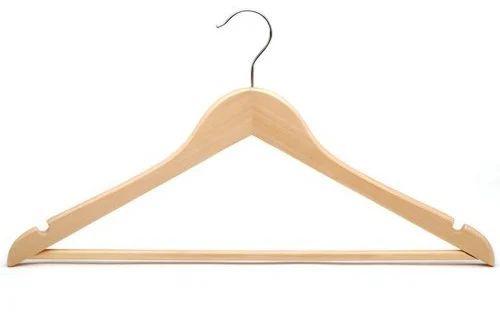 Polished Wooden Top Hanger, for Durable, Light Weight, Fine Finishing, Packaging Type : Packet