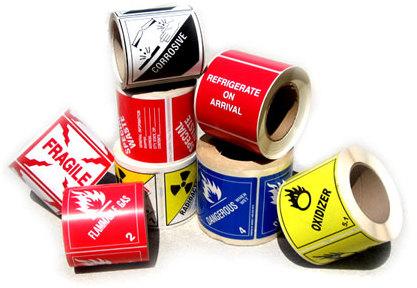Glossy Lamination Printed PVC Labels, Packaging Type : Roll