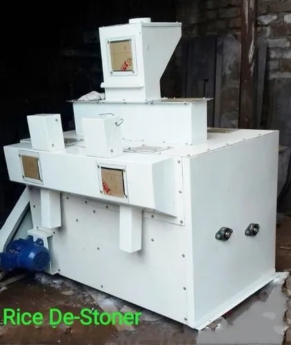 Double Deck Rice Destoner Machine, for Agriculture, Voltage : 220V