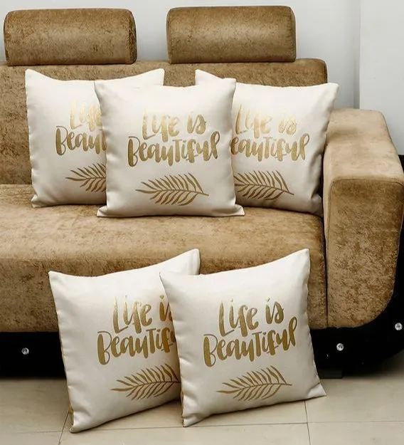Jute Cushion Cover at Rs 130 / Piece in Gurugram Shree Partap Print