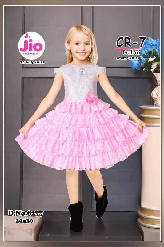 Des. No. 6277 Girls Frock, Size : 20x30 Inch