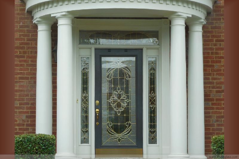 Decorative Main Enterance Glass Door