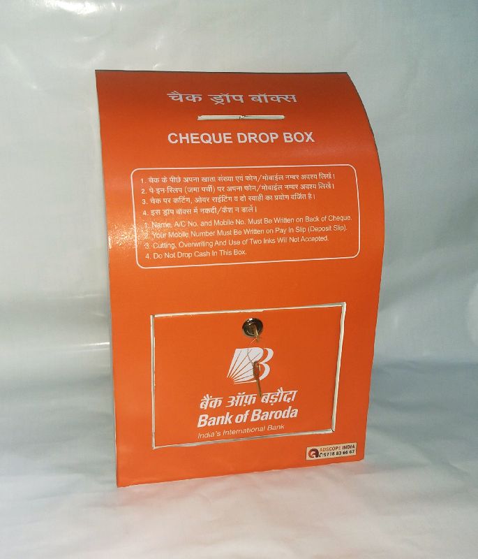 Bank Of Baroda Cheque Drop Box