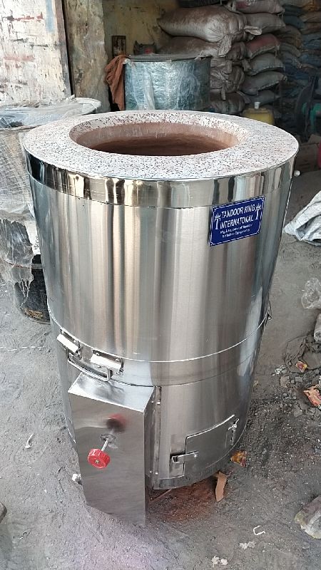 Round 200kg Stainless Steel Gas Tandoor, for Chapati Making Use, Feature : Low Maintenance