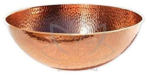 Hammered Copper Bowl, Shape Oval at best price in Moradabad Uttar