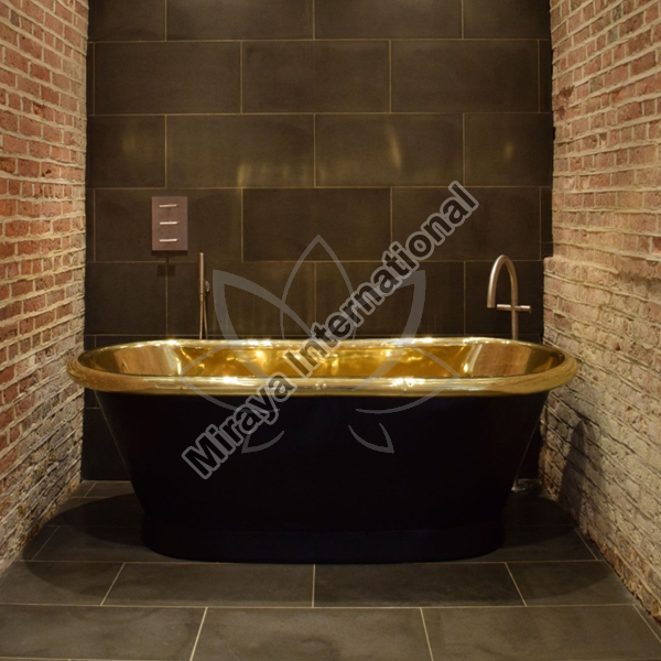 Brass Bathtub, Shape Oval at best price in Moradabad Uttar Pradesh