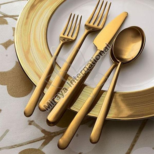 Polished Brass Chicago Handle Cutlery Set, for Kitchen, Feature : Fine Finish, Good Quality