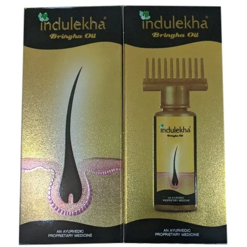 Indulekha Bringha Oil Clinically Proven to Grow New Hair Reduces Hai  TheUShop