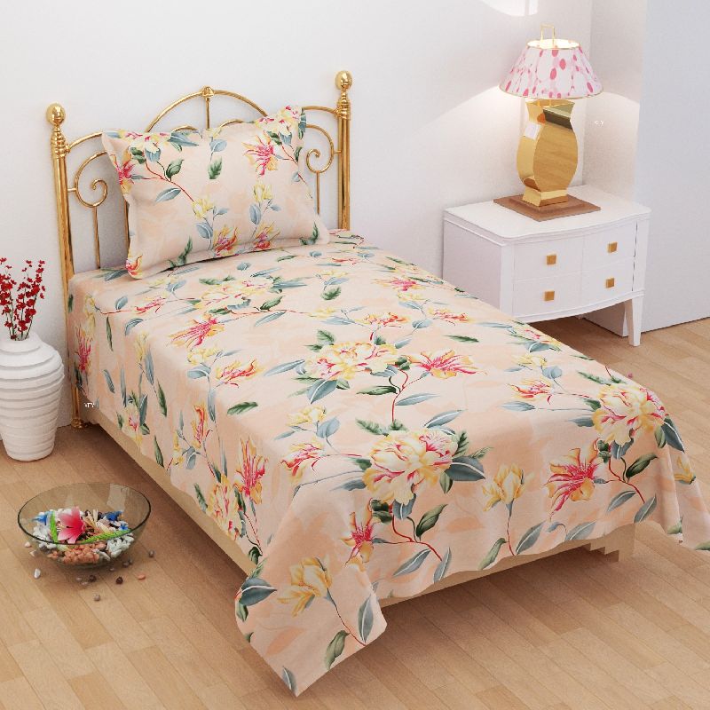 GLACE COTTON Bedsheet For Single Bed