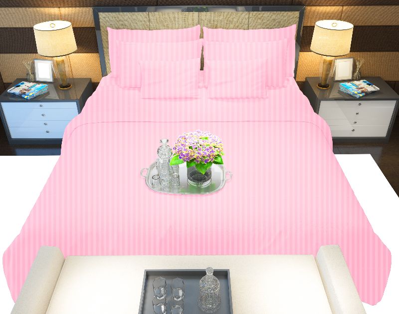Hotel bed sheet Satin Strip, Size : Multisizes