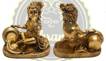 4.5 Inches Brass Bal Gopal Statue, for Temple, Home, Gifting, Packaging Type : Thermocol Box