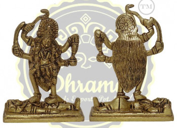 4 Inches Brass Maa Kali Statue, Style : Antique