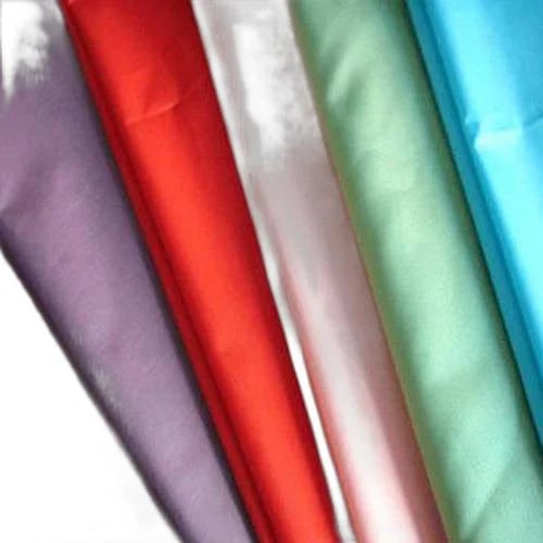 Polyester Tussar Silk Fabric, for Making Garments, Feature : Comfortable, Easily Washable