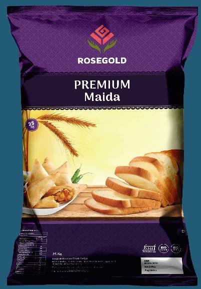 25 Kg Rosegold Premium Maida Flour, Packaging Type : Plastic Bag