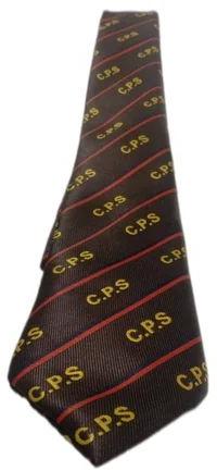 Jacquard Printed School Tie, Size : Standard