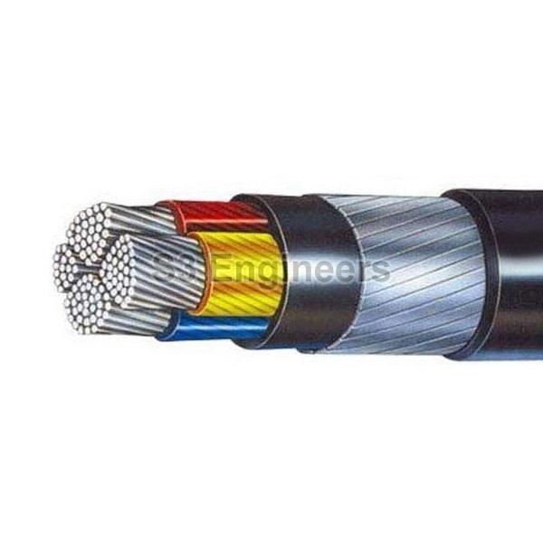 KIE Aluminium Armoured Cable, Outer Material : Rubber