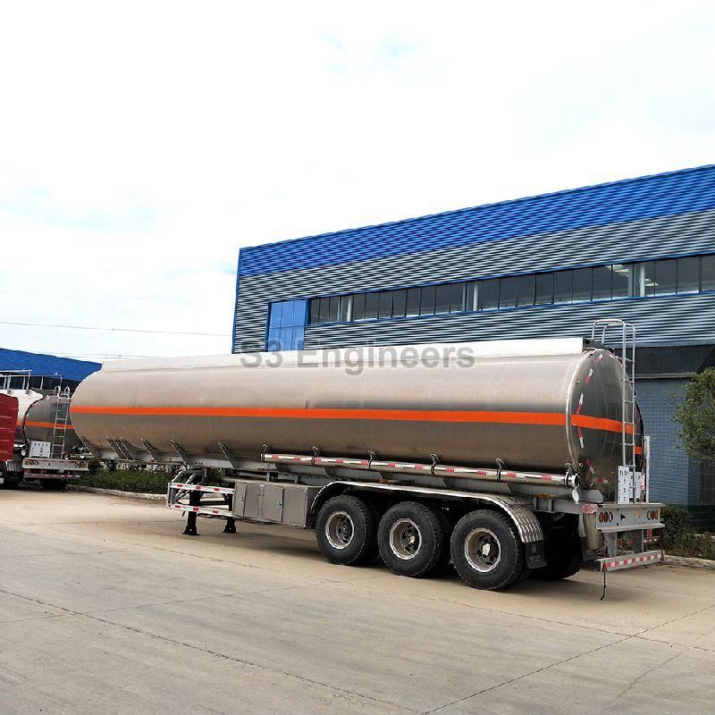 Coated Aluminum Liquid Transport Tank, Capacity : 10-500L