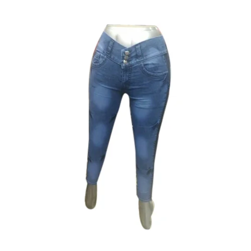 Ladies Denim Jeans, Pattern : Plain, Color : Blue at Rs 350 / Piece in ...