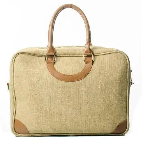 Jute Laptop Bag, for Good Quality, Attractive Pattern, Anti Bacterial, Pattern : Plain