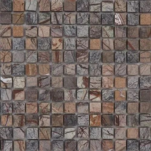Stone Mosaic Forest Brown Tiles