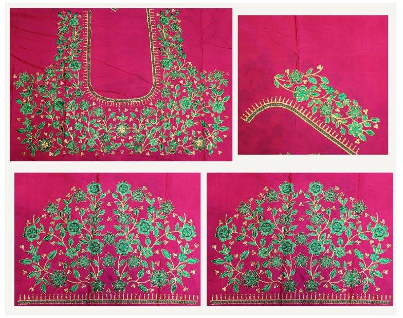 Silk festival special blouses, Size : Unstitched